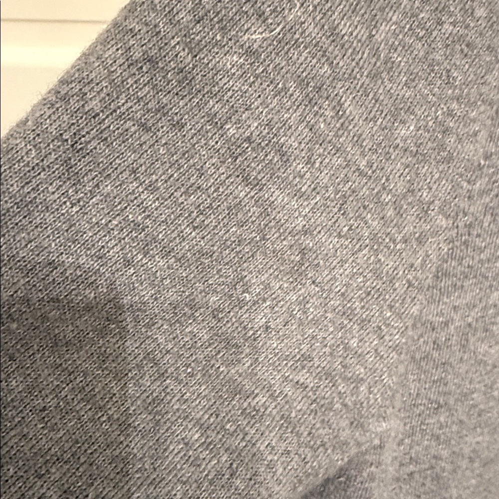 Soft Surroundings Wool Blend Long Cardigan Open Front Gray L - Picture 5 of 6